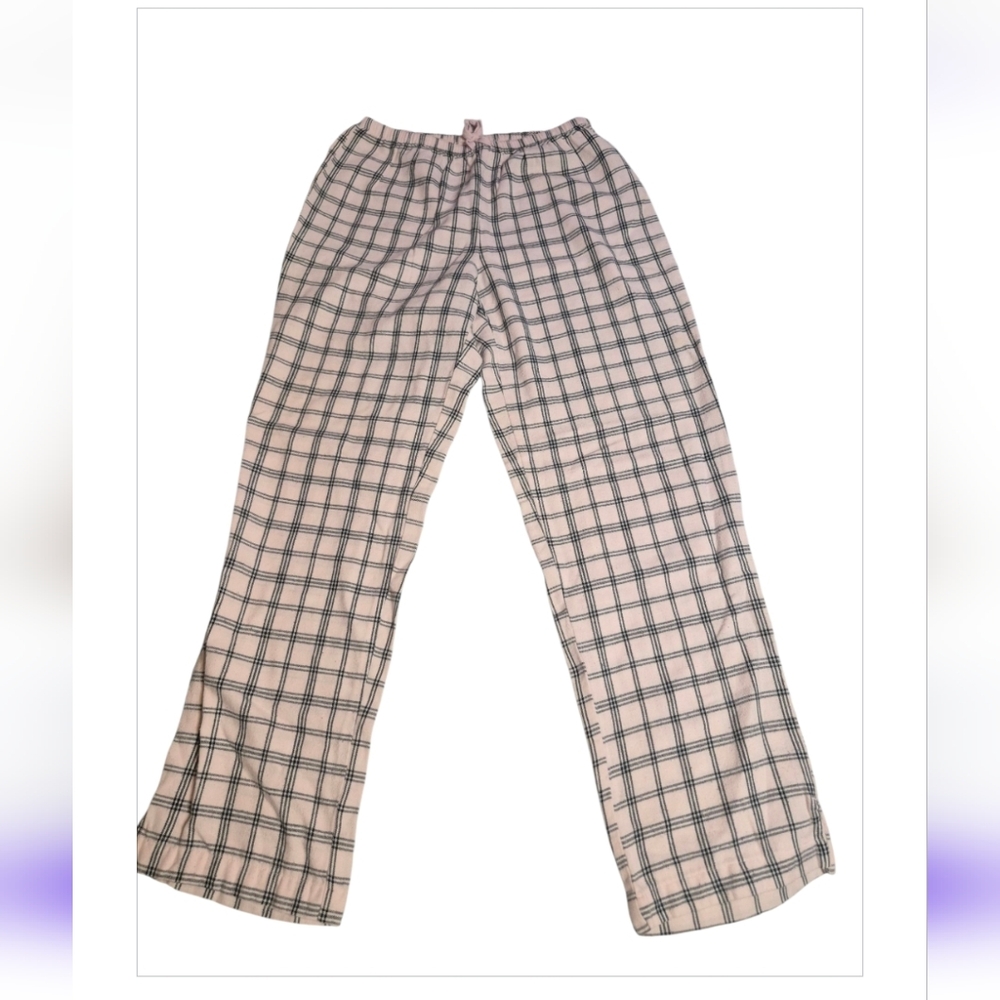 Sleep Sense Plaid Lounge Pants - Pink and Black